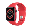 Apple Watch 6 Koperta 44mm Czerwona z Aluminium z Paskiem sportowym Czerwonym