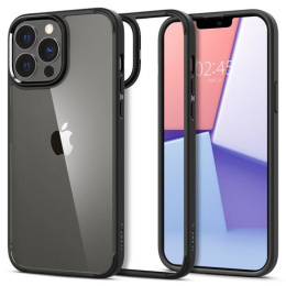 Spigen Ultra Hybrid etui pokrowiec do iPhone 13 Pro wytrzymała obudowa czarny matowy