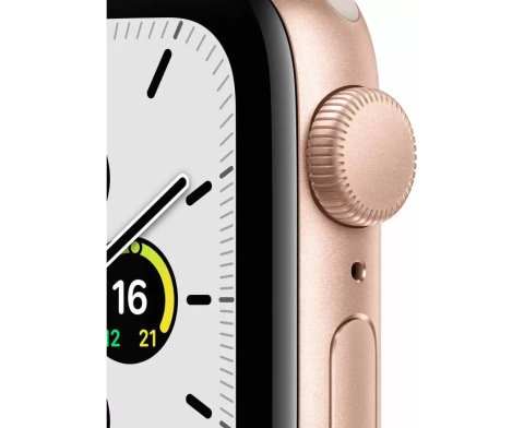 Apple Watch SE 44mm Gold Starlight Biały GPS