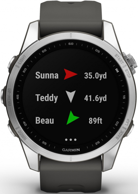 GARMIN Fenix 7S Srebrno-szary