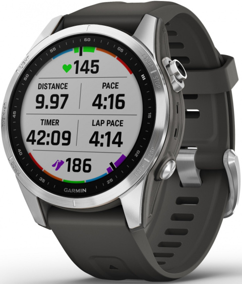 GARMIN Fenix 7S Srebrno-szary