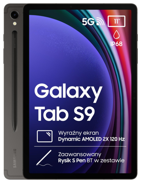 Samsung Galaxy TAB S9 11" 12/256GB 5G Szary