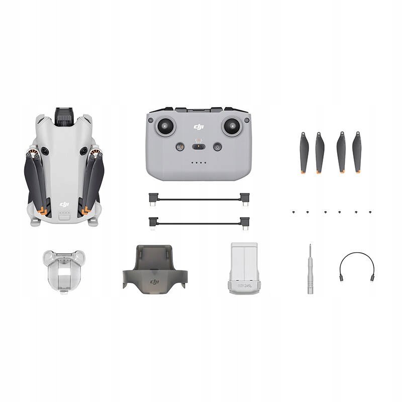 DRON DJI MINI 4 PRO 249 G 4K/100FPS 2590 MAH RC-N2 4000 M
