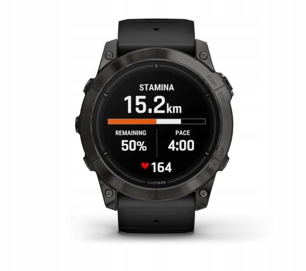 Smartwatch Garmin epix Pro 51mm GPS czarny Kształt koperty okrągła
