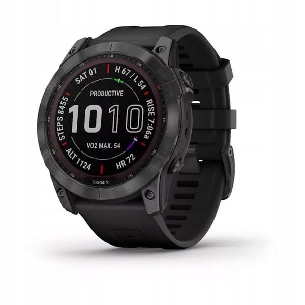 GARMIN FENIX 7X SAPPHIRE SOLAR TYTANOWO-SZARY Wodoszczelność 50m = WR50