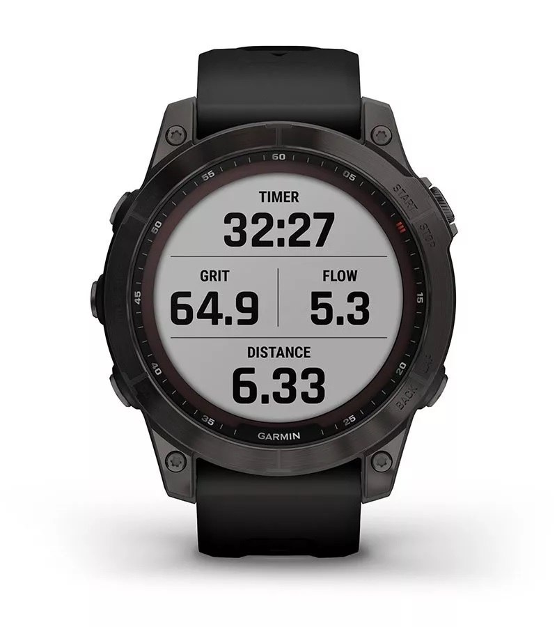 GARMIN FENIX 7X SAPPHIRE SOLAR TYTANOWO-SZARY Czas pracy w trybie treningowym 63 h
